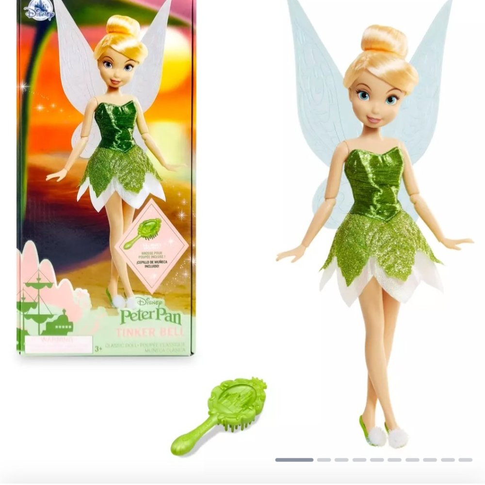 DISNEY STORE OFFICIAL TINKER BELL DOLL